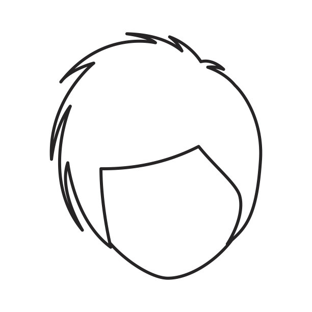 年轻女子头像素材图片