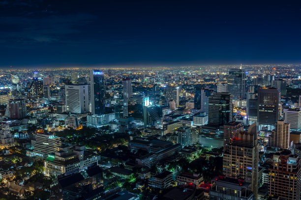 曼谷的夜晚图片下载
