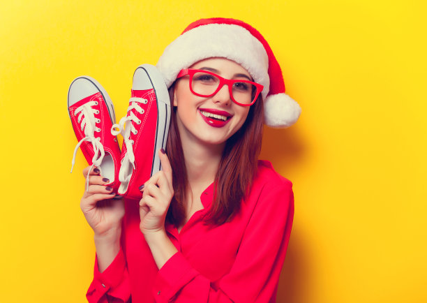 女人套鞋素材图片