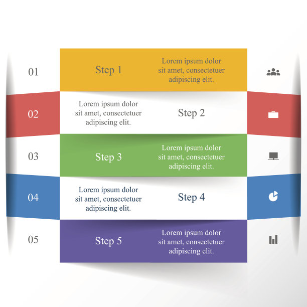 矢量线箭头信息图。图片下载