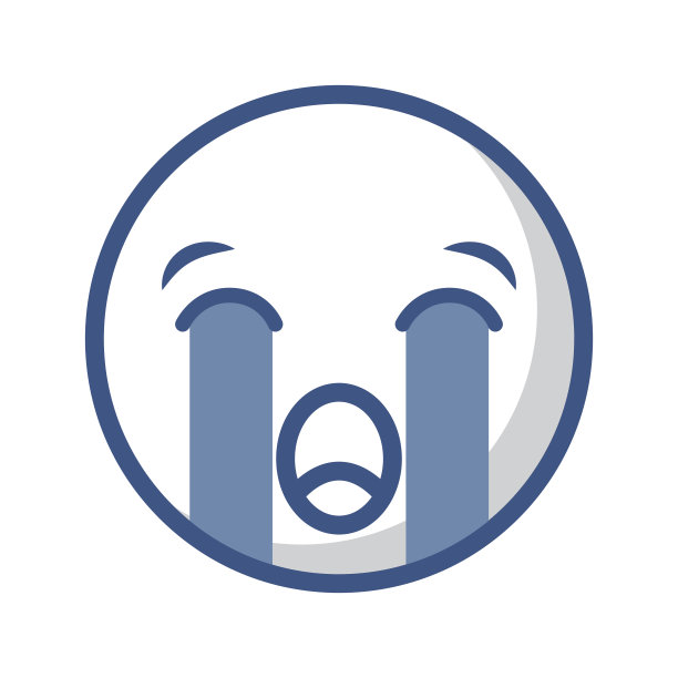 漫画脸表情孤立图标图片下载