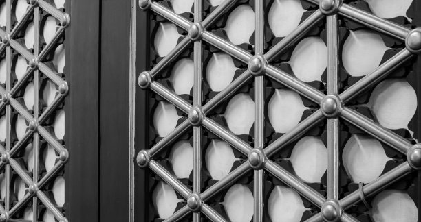 美丽的中国室内图案单色图片下载