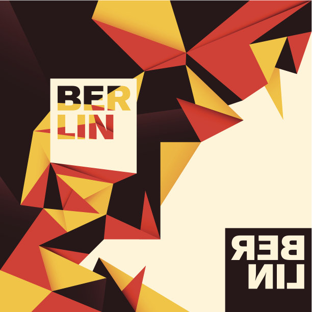 柏林背景与抽象的颜色。图片下载