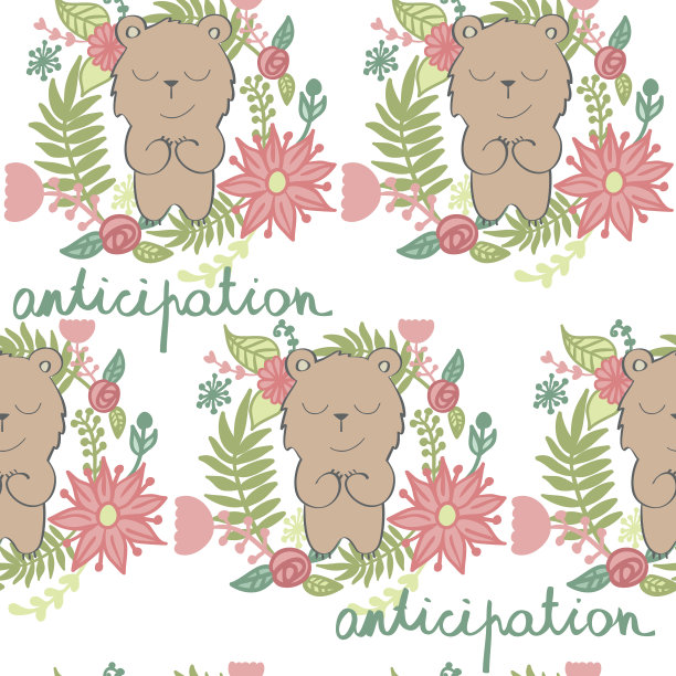 向量卡通熊图片下载