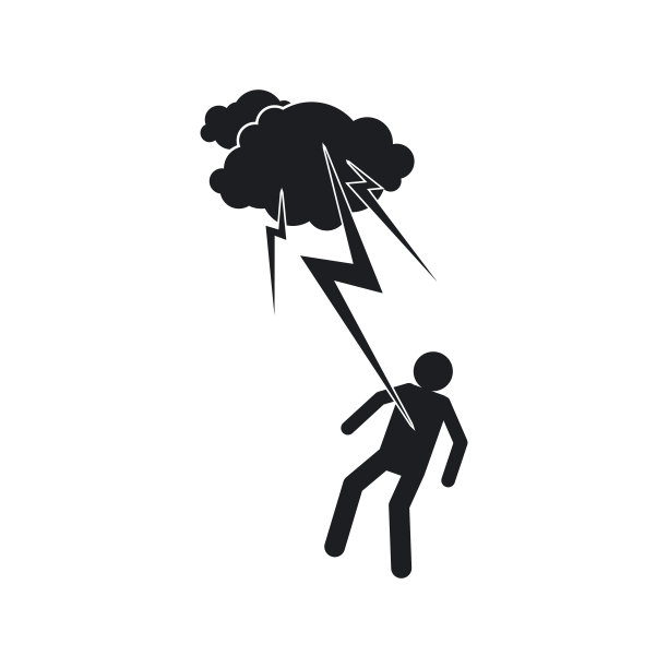 男子击图标，简约风格图片下载