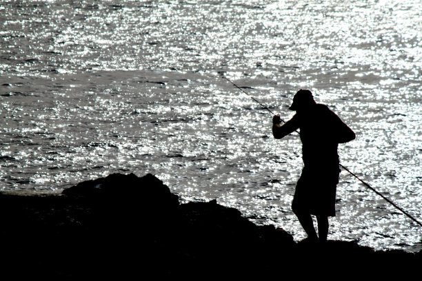 渔夫轮廓图片下载