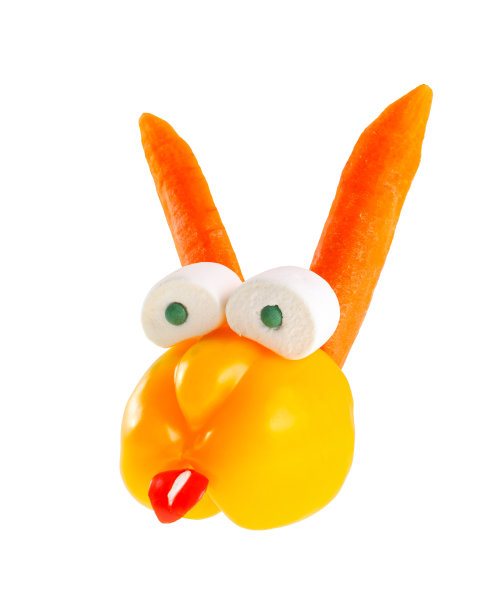 甜椒-胡萝卜-兔肉图片下载