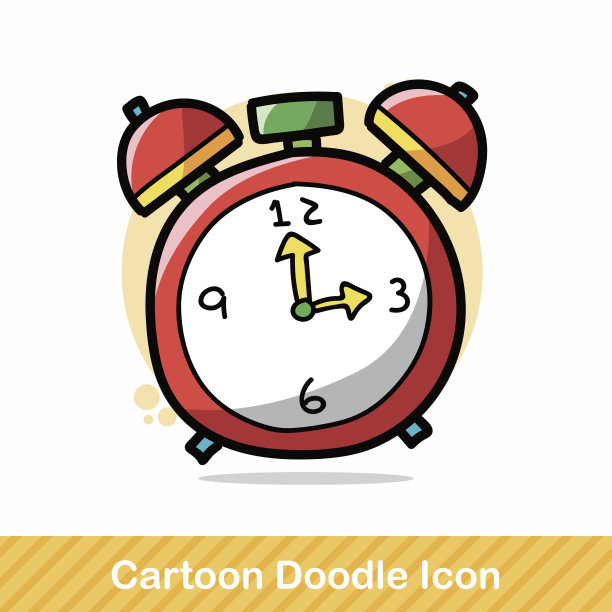 钟颜色涂鸦图片下载