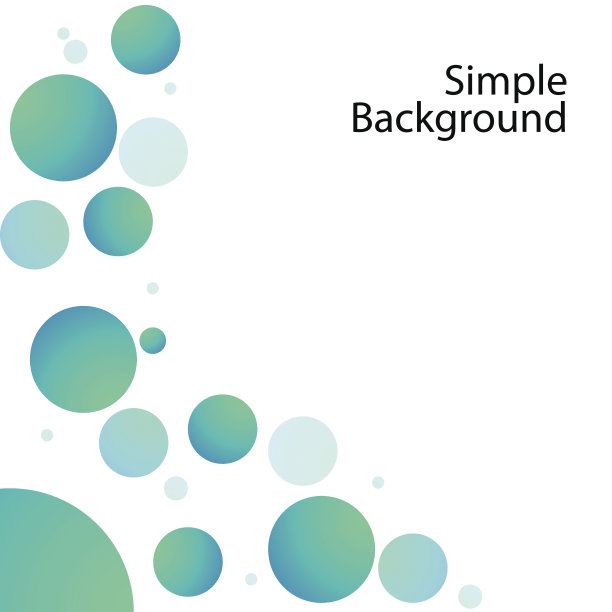 气泡球背景矢量图片下载