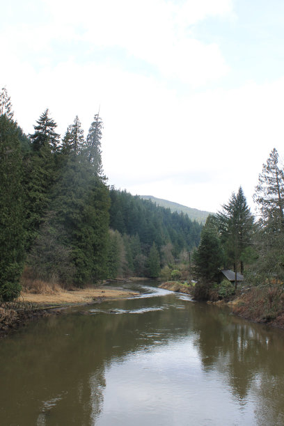河边小屋图片下载