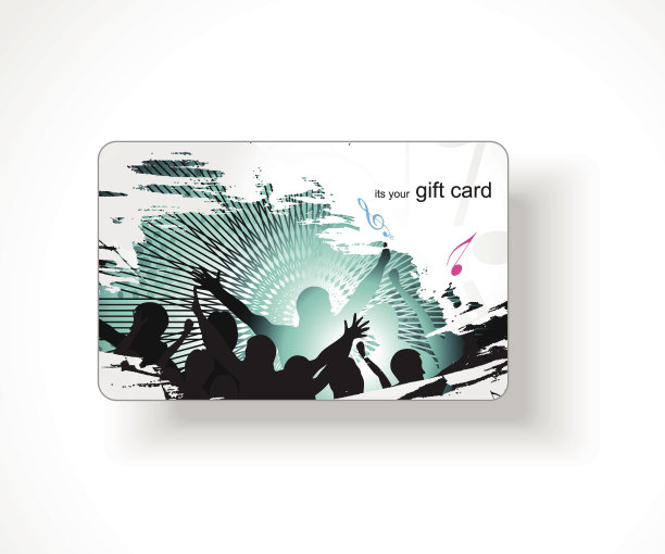 漂亮的礼品卡图片下载