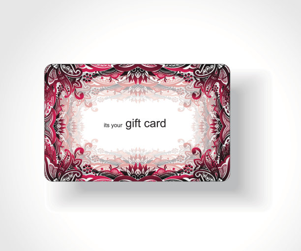 漂亮的礼品卡图片下载