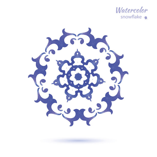 雪花、花、民风。图片下载