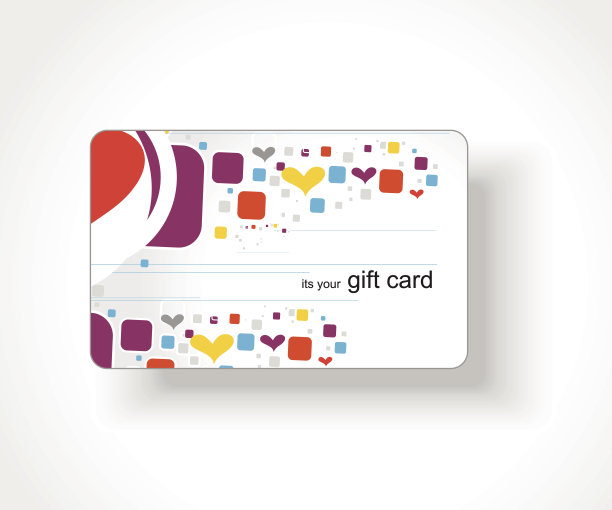 漂亮的礼品卡图片下载