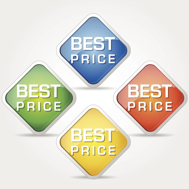 价格最好的彩色矢量图标设计图片下载