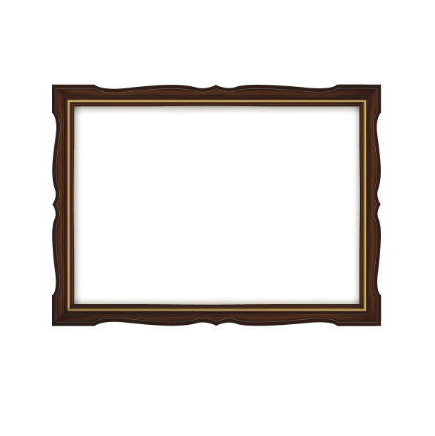 木制和金色框架图片下载