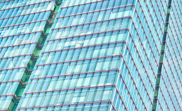 玻璃墙建筑窗户图片下载