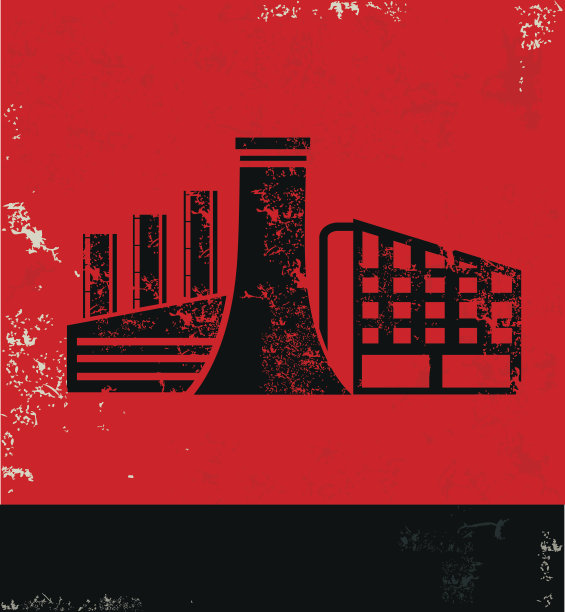 工业设计上的红色背景，矢量图片下载