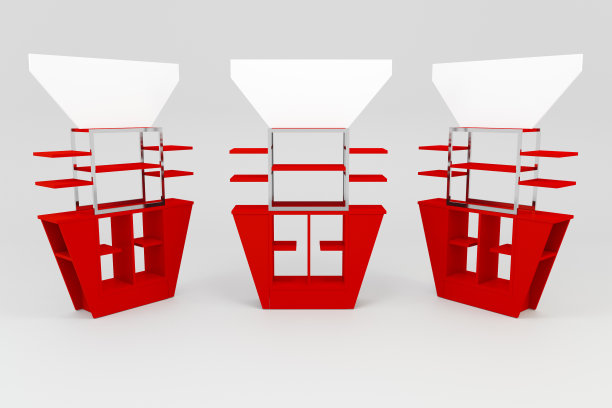 红色的货架上图片下载