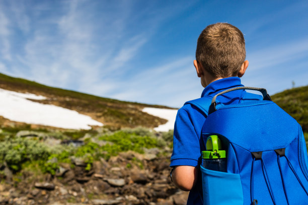 孩子在户外的大自然中图片下载