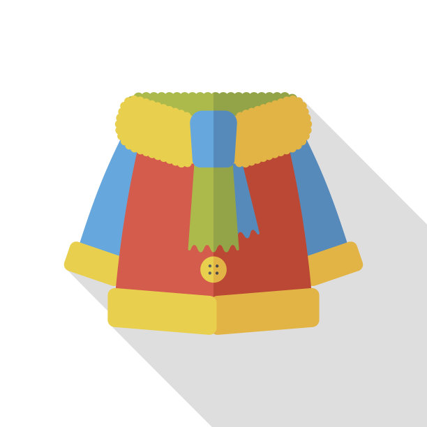 穿着扁平图标的衣服图片下载