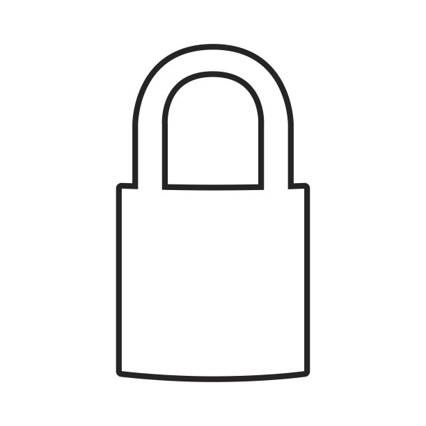 安全挂锁隔离图标图片下载