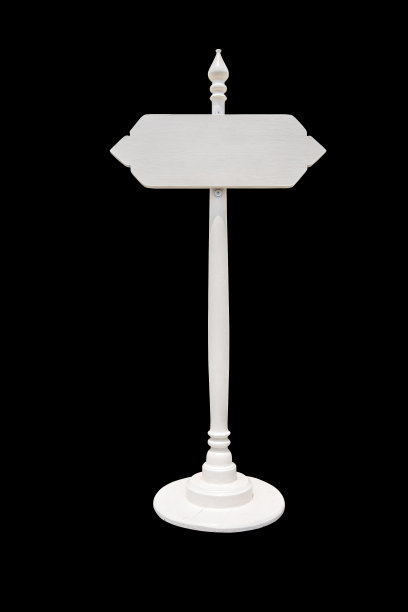 白色标志孤立在黑色标志上图片下载