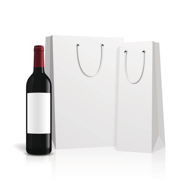 模型酒瓶。矢量设计。图片下载