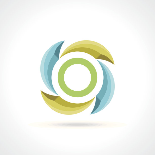 商业抽象圈图标。图片下载