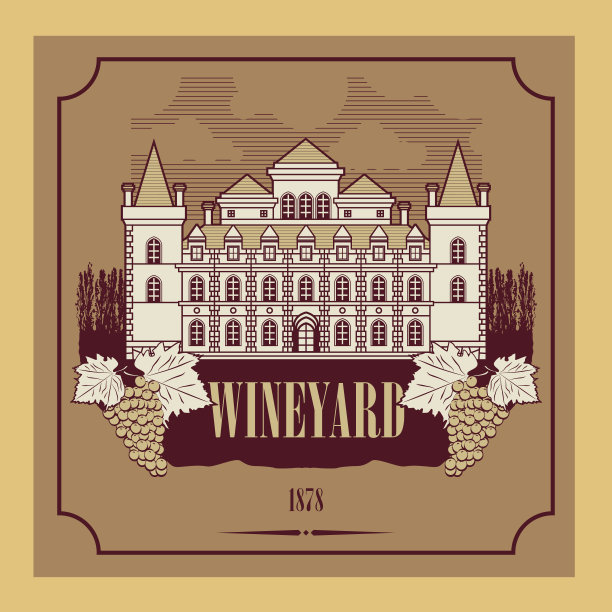 葡萄酒标签图片下载