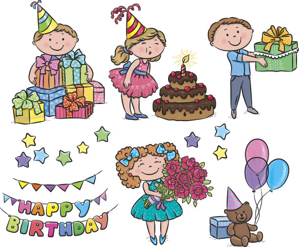 孩子的生日图片下载