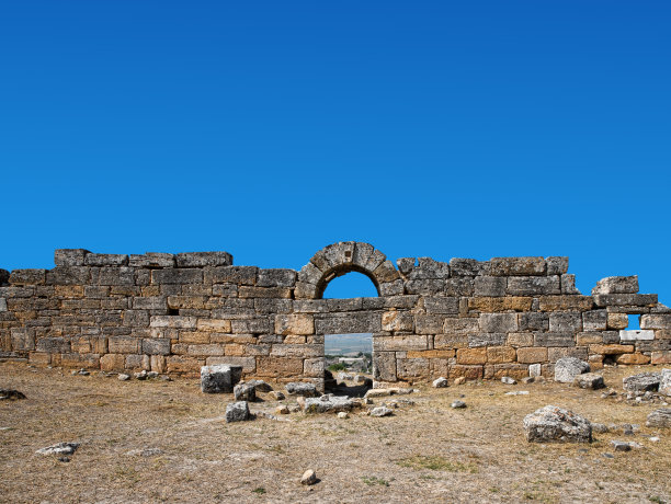 土耳其希拉波利斯古剧场遗址图片下载