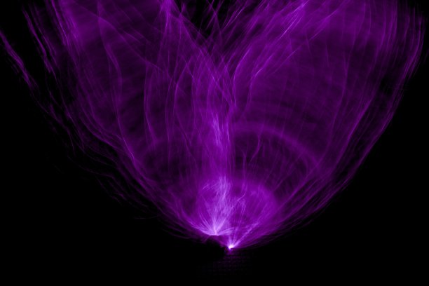 紫色的光绘图片下载