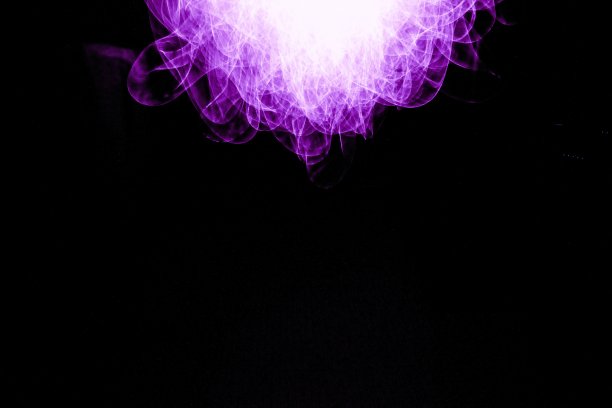 紫色的光绘图片下载