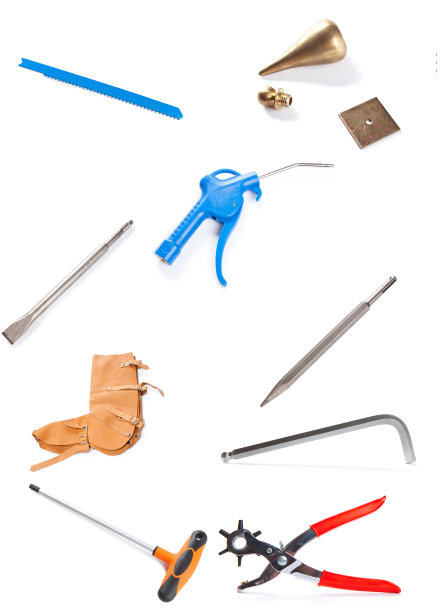 一组工具-孤立的白色图片下载