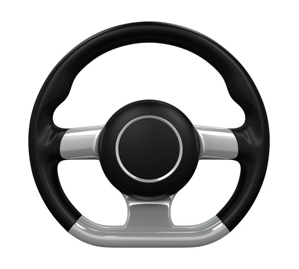 方向盘孤立图片下载