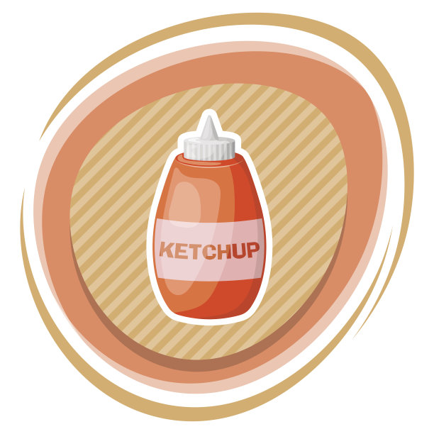 番茄酱彩色图标图片下载