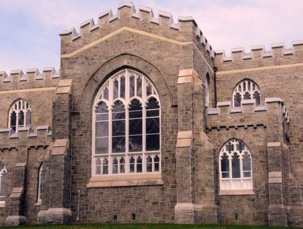 美丽的教堂窗户图片下载