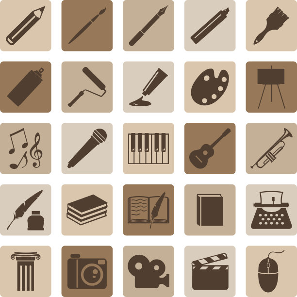 矢量艺术图标集图片下载