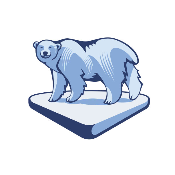 冰块上的北极熊图片下载