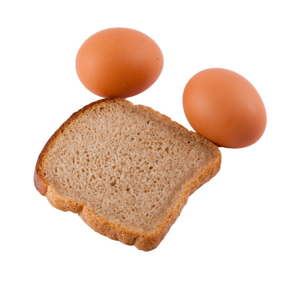 面包和两个鸡蛋图片下载