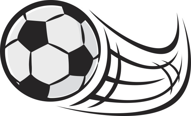 飞行中的足球图片下载