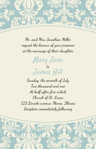 邀请具有丰富的文艺复兴风格背景。模板图片下载