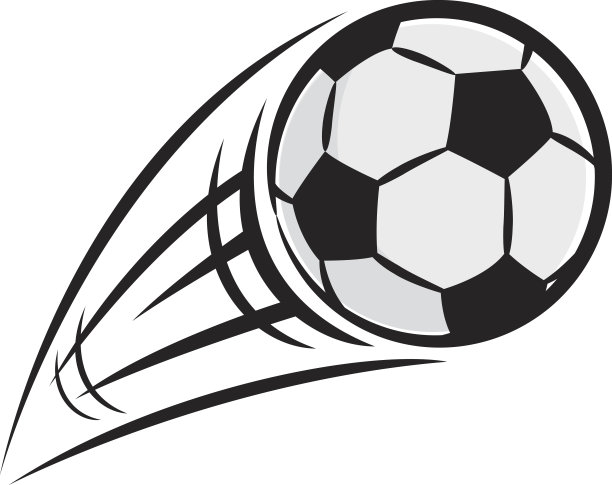 飞行中的足球图片下载