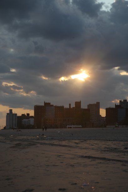 海岸上的日落图片下载