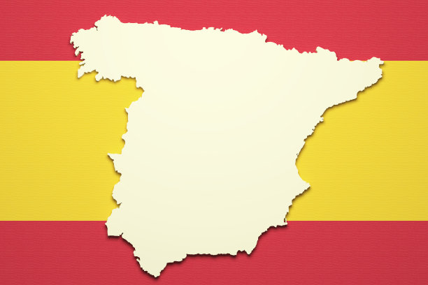 西班牙地图图片下载