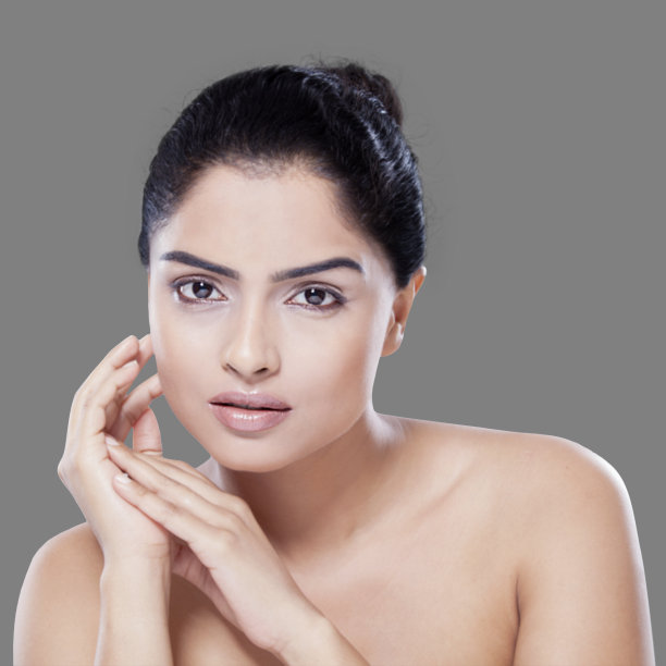 美丽的模特与健康的皮肤图片下载