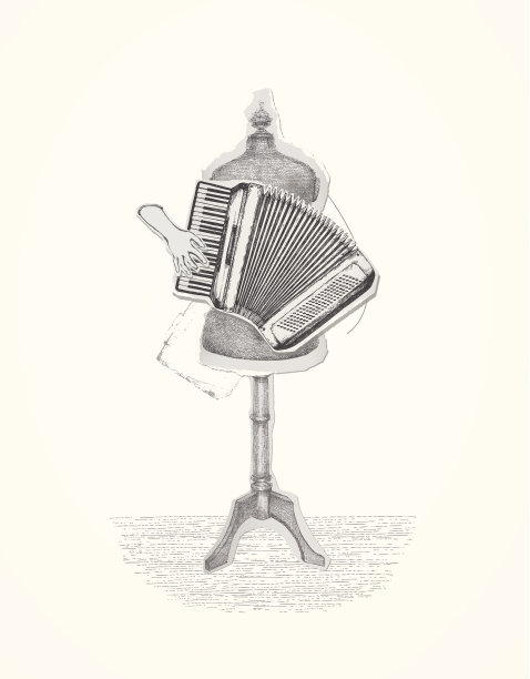 颜色的戏剧。拼贴画图片下载