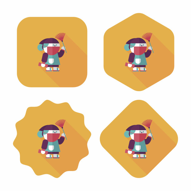 农历新年平ui背景，eps10图片下载