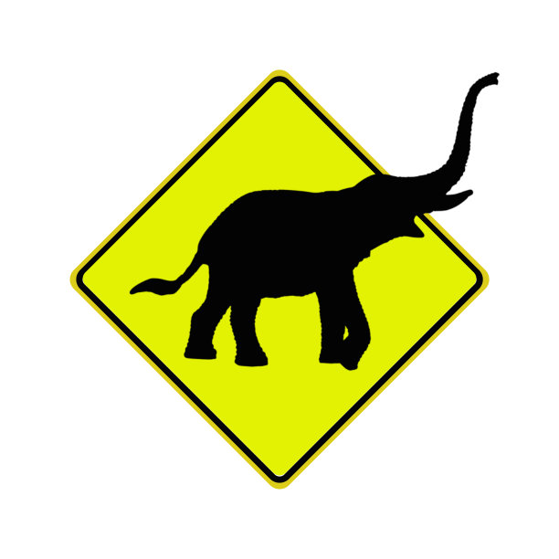 大象路标图片下载
